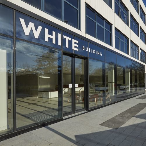 WHITE BUILDING